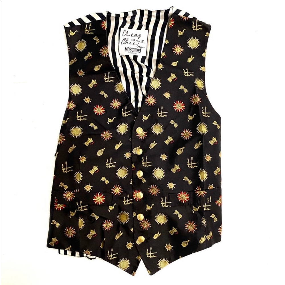 VTG Cheap N Chic Moschino Astrology Vest (Unisex Item)